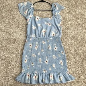 Medium flower mini dress